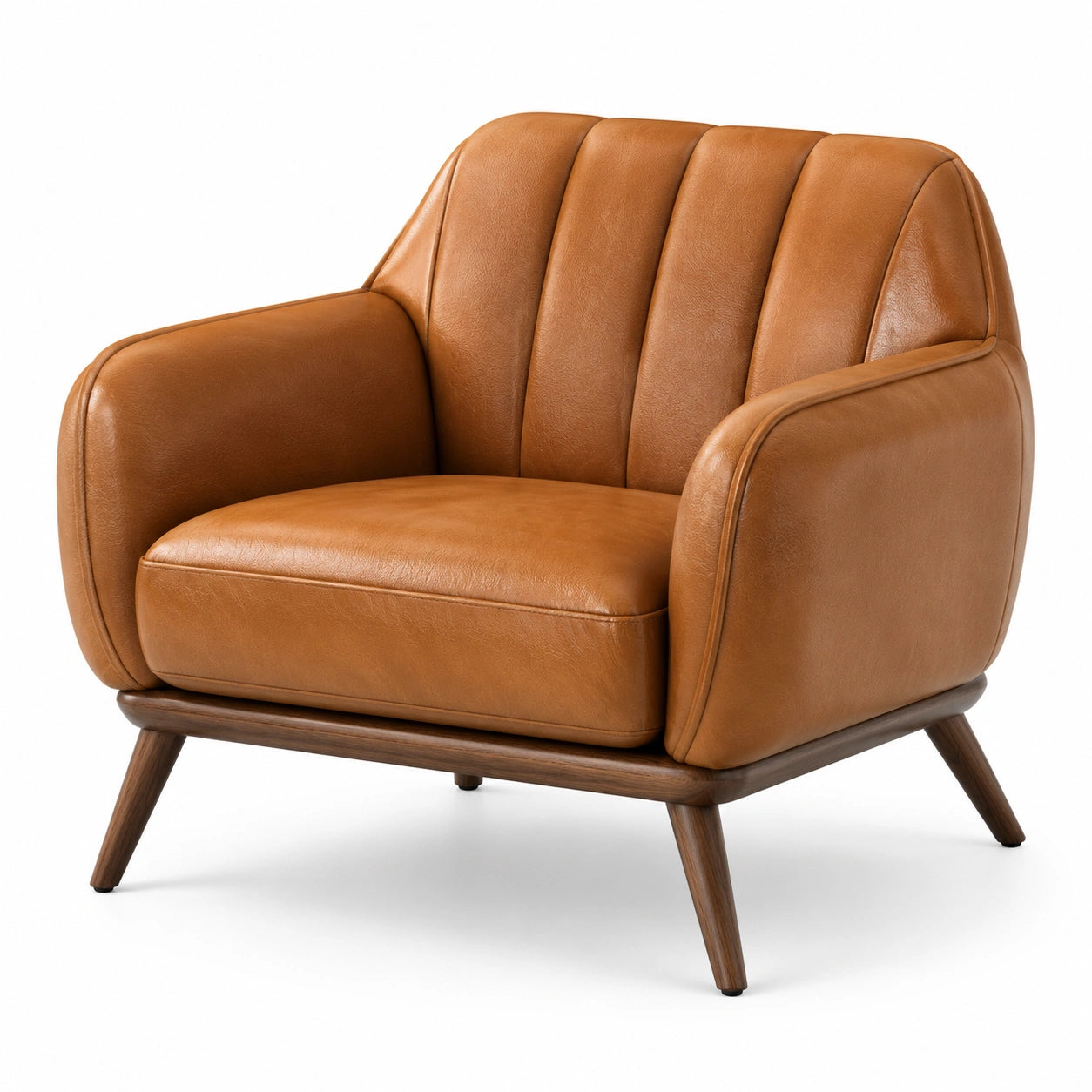 Ledersessel Braun 85x84x78 cm